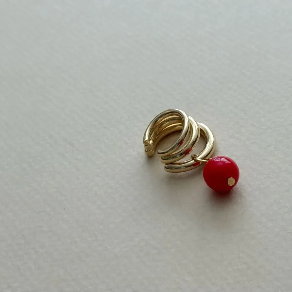 Stone ear cuff #2420